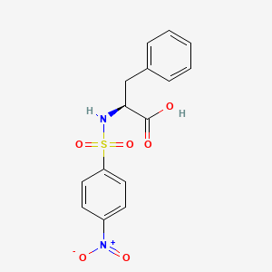 molecular formula C15H14N2O6S B1588654 N-(4-Nitrophenylsulfonyl)-L-phenylalanine CAS No. 64501-87-7