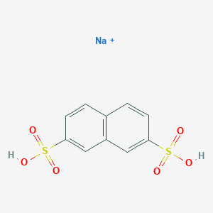 molecular formula C10H8NaO6S2 B158866 2,7-Naphthalenedisulfonic acid, disodium salt CAS No. 1655-35-2