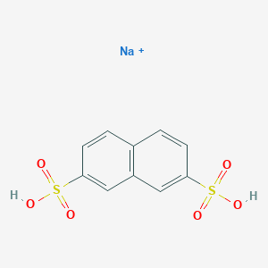 molecular formula C10H6Na2O6S2 B158866 2,7-Naphthalenedisulfonic acid, disodium salt CAS No. 1655-35-2
