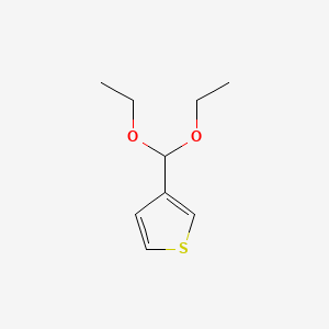 molecular formula C9H14O2S B1588660 3-(Diethoxymethyl)thiophene CAS No. 3199-44-8
