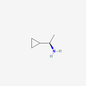 molecular formula C5H11N B1588663 (R)-1-Cyclopropylethylamine CAS No. 6240-96-6