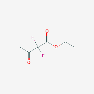 molecular formula C6H8F2O3 B1588664 Ethyl 2,2-difluoro-3-oxobutanoate CAS No. 2266-48-0