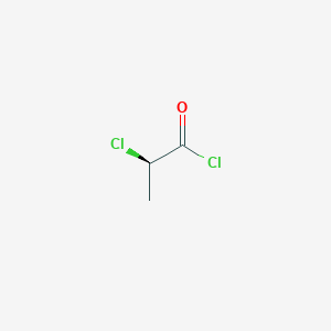 molecular formula C3H4Cl2O B1588665 Propanoyl chloride, 2-chloro-, (2R)- CAS No. 70110-25-7