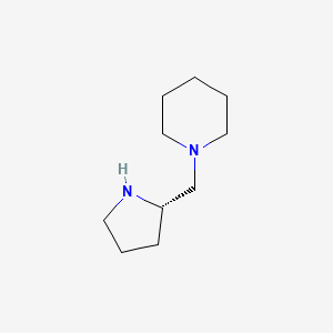 molecular formula C10H20N2 B1588667 (S)-1-(pyrrolidin-2-ylmethyl)piperidine CAS No. 65921-41-7