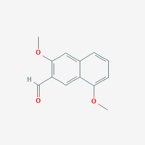 molecular formula C13H12O3 B1588683 3,8-Dimethoxy-2-naphthaldehyde CAS No. 374538-05-3