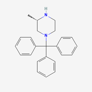 molecular formula C24H26N2 B1588692 (S)-4-N-Trityl-2-methyl-piperazine CAS No. 625843-74-5