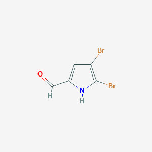 4,5-dibromo-1H-pyrrole-2-carbaldehyde