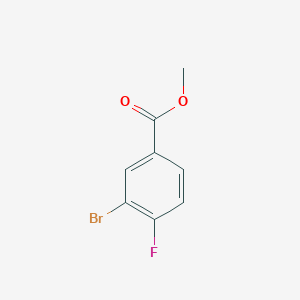 molecular formula C8H6BrFO2 B1588698 Methyl 3-bromo-4-fluorobenzoate CAS No. 82702-31-6