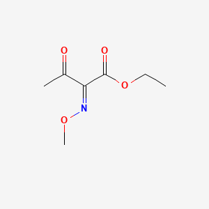 molecular formula C7H11NO4 B1588704 ethyl (2E)-2-methoxyimino-3-oxobutanoate CAS No. 60846-14-2