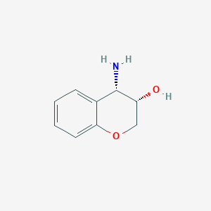 molecular formula C9H11NO2 B1588713 (3S,4S)-4-Aminochroman-3-OL CAS No. 58810-67-6