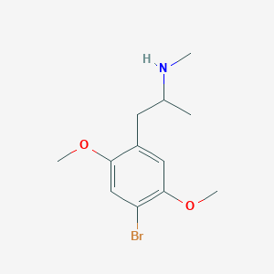 molecular formula C12H18BrNO2 B158872 甲基-DOB CAS No. 155638-80-5