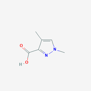 molecular formula C6H8N2O2 B1588724 1,4-Dimethyl-1H-pyrazole-3-carboxylic acid CAS No. 89202-89-1