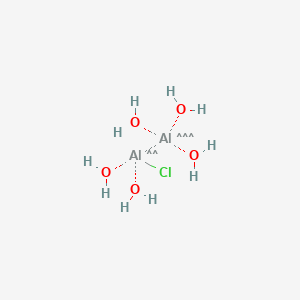 molecular formula Al2ClH10O5 B1588746 Dialuminium chloride pentahydroxide CAS No. 12042-91-0