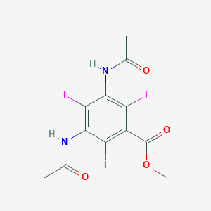 molecular formula C12H11I3N2O4 B158875 Methyl 3,5-diacetamido-2,4,6-triiodobenzoate CAS No. 1949-46-8