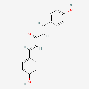 molecular formula C17H14O3 B1588754 1,5-Bis(4-hydroxyphenyl)penta-1,4-dien-3-one CAS No. 3654-49-7