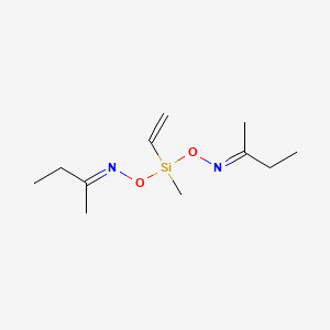 molecular formula C11H22N2O2Si B1588757 Vinylmethylbis(methylethylketoximino)silane CAS No. 72721-10-9