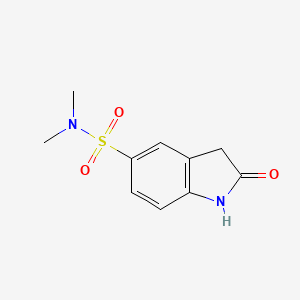 molecular formula C10H12N2O3S B1588761 N,N-dimethyl-2-oxo-1,3-dihydroindole-5-sulfonamide CAS No. 170565-89-6