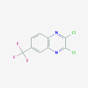 molecular formula C9H3Cl2F3N2 B1588770 2,3-Dichloro-6-(trifluoromethyl)quinoxaline CAS No. 55686-95-8