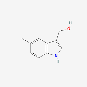 molecular formula C10H11NO B1588778 (5-methyl-1H-indol-3-yl)methanol CAS No. 215997-77-6