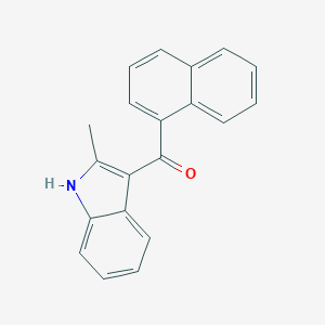 molecular formula C20H15NO B158878 (2-Methyl-1H-indol-3-yl)(naphthalen-1-yl)methanone CAS No. 80749-33-3