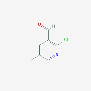 molecular formula C7H6ClNO B1588787 2-Chloro-5-methylpyridine-3-carbaldehyde CAS No. 92444-99-0