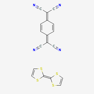 molecular formula C18H8N4S4 B1588788 Tetrathiafulvalene-7,7,8,8-tetracyanoquinodimethane complex CAS No. 40210-84-2