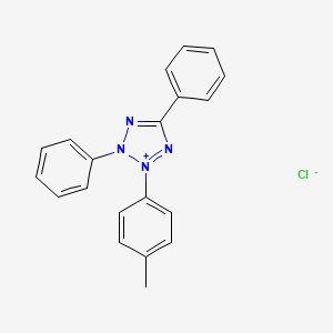 molecular formula C20H17ClN4 B1588791 p-Tolyltetrazolium Red CAS No. 64225-84-9