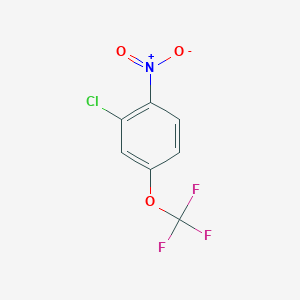 molecular formula C7H3ClF3NO3 B1588803 2-Chloro-1-nitro-4-(trifluoromethoxy)benzene CAS No. 85578-47-8