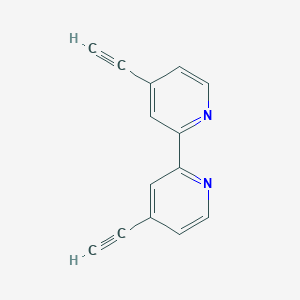 molecular formula C14H8N2 B1588805 4,4'-diethynyl-2,2'-bipyridine CAS No. 133810-44-3