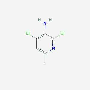 molecular formula C6H6Cl2N2 B1588812 2,4-Dichloro-6-methylpyridin-3-amine CAS No. 179056-98-5