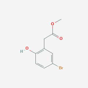 molecular formula C9H9BrO3 B1588814 Methyl 2-(5-bromo-2-hydroxyphenyl)acetate CAS No. 220801-66-1