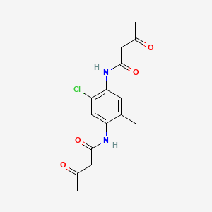 molecular formula C15H17ClN2O4 B1588835 N,N'-(2-氯-5-甲基-1,4-苯撑)双(3-氧代丁酰胺) CAS No. 41131-65-1