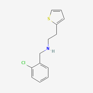 molecular formula C13H14ClNS B1588839 N-(2-Chlorobenzyl)-2-(thiophen-2-yl)ethanamine CAS No. 69061-17-2