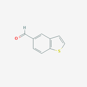 B158884 1-Benzothiophene-5-carbaldehyde CAS No. 10133-30-9