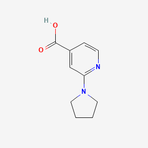 molecular formula C10H12N2O2 B1588840 2-Pyrrolidin-1-yl-isonicotinic acid CAS No. 98088-04-1