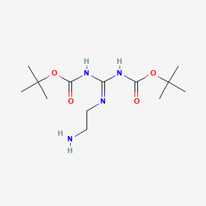 molecular formula C13H26N4O4 B1588850 2-(2-氨基乙基)-1,3-二-Boc-胍 CAS No. 203258-44-0