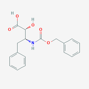 molecular formula C18H19NO5 B1588870 N-Cbz-(2R,3R)-3-amino-2-hydroxy-4-phenylbutyric acid CAS No. 62023-58-9
