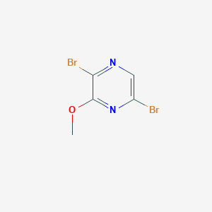 molecular formula C5H4Br2N2O B1588872 2,5-Dibromo-3-methoxypyrazine CAS No. 489431-66-5
