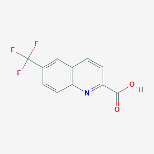 molecular formula C11H6F3NO2 B1588873 6-(三氟甲基)喹啉-2-羧酸 CAS No. 849818-58-2