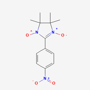 molecular formula C13H17N3O4 B1588874 2-(4-Nitrophenyl)-4,4,5,5-tetramethylimidazoline-3-oxide-1-oxyl CAS No. 38582-73-9
