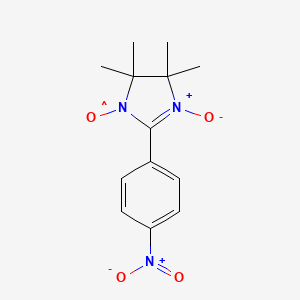 molecular formula C13H16N3O4 B1588874 2-(4-Nitrophenyl)-4,4,5,5-tetramethylimidazoline-3-oxide-1-oxyl CAS No. 38582-73-9