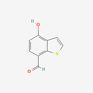 molecular formula C9H6O2S B1588876 4-Hydroxy-benzo[b]thiophene-7-carboxaldehyde CAS No. 199339-71-4