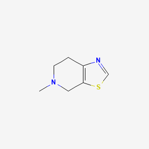 molecular formula C7H10N2S B1588877 5-甲基-4,5,6,7-四氢噻唑并[5,4-c]吡啶 CAS No. 259809-24-0