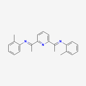 molecular formula C23H23N3 B1588884 2,6-Bis[1-(2-methylphenylimino)ethyl]pyridine CAS No. 210537-32-9