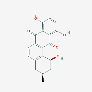 molecular formula C20H18O5 B158889 Hatomarubigin C CAS No. 139501-92-1