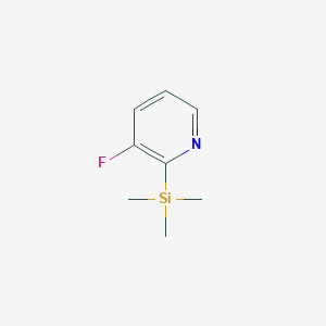 molecular formula C8H12FNSi B1588890 3-Fluoro-2-(trimethylsilyl)pyridine CAS No. 87674-09-7
