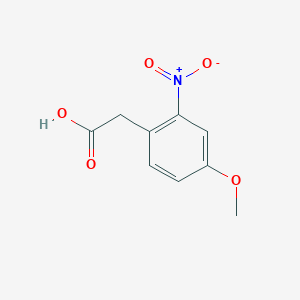molecular formula C9H9NO5 B1588893 2-(4-甲氧基-2-硝基苯基)乙酸 CAS No. 20876-30-6