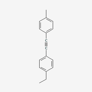 molecular formula C17H16 B1588894 1-(4-Ethylphenyl)-2-(4-methylphenyl)acetylene CAS No. 22692-80-4