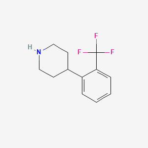molecular formula C12H14F3N B1588895 4-[2-(三氟甲基)苯基]哌啶 CAS No. 308823-90-7