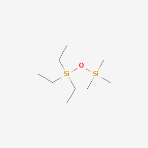molecular formula C9H24OSi2 B1588897 1,1,1-Triethyl-3,3,3-trimethyldisiloxane CAS No. 2652-41-7